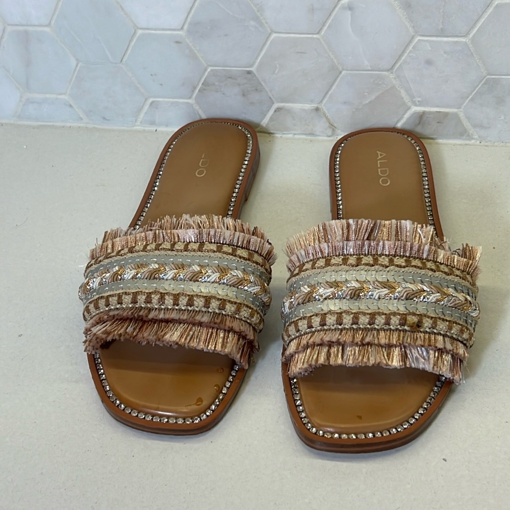 Aldo summer sandals slippers - size 7.5